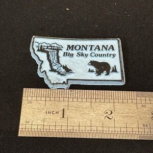 Montana Big‎ Sky County Fridge Magnet Flat Rubber Vinyl Magnets Travel